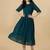 Georgette a-line midi dress