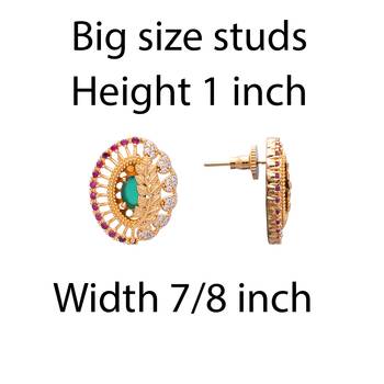 Golden ruby emerald tops one gram gold no.1139 4