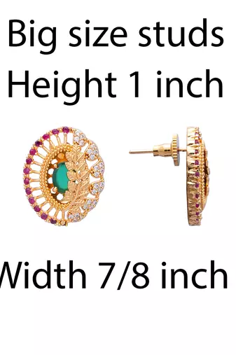 Golden ruby emerald tops one gram gold no.1139
