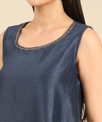 Indigo chanderi kota kurta top 5