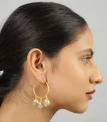 Classic gold hoop earrings