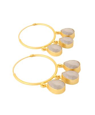 Classic gold hoop earrings 4
