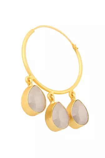 Classic gold hoop earrings