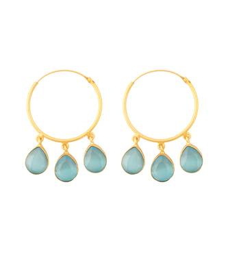 Contemporary gold hoop earrings 3