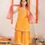 Mustard marigold sharara set