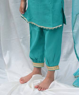 Blue moraca kurti set 3