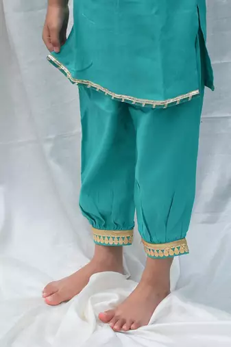 Blue moraca kurti set