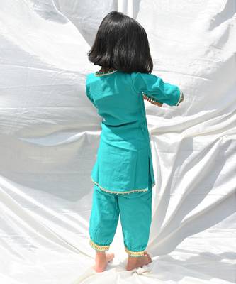 Blue moraca kurti set 4