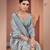 Grey color cotton weave attractive saree with unstiched blouse