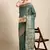 Rama Organza Faux Kanjeevaram Woven Saree With Unstitched Blouse Piece