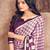 Multicolor Digital Print Gerogette Saree And Blouse Material