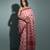 Geroo Jaipur Pink Pure Chanderi Hand Block Printed Ghicha Border Saree