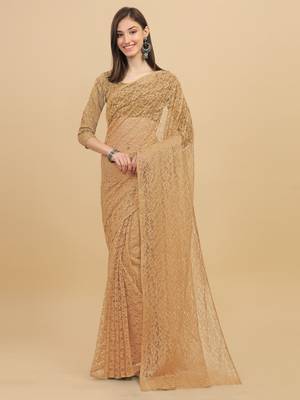 Party Wear Rasal Net Saree  2