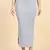 Trendmalls Grey Lycra Spandex Saree Shapewear Skirt Petticoat for Women