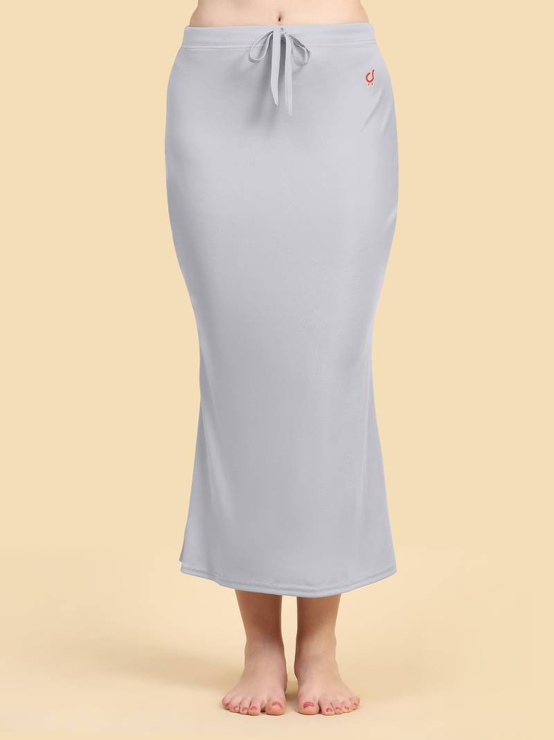 Lycra Saree Shapewear Petticoat For Women's Sarees ( Light Grey )