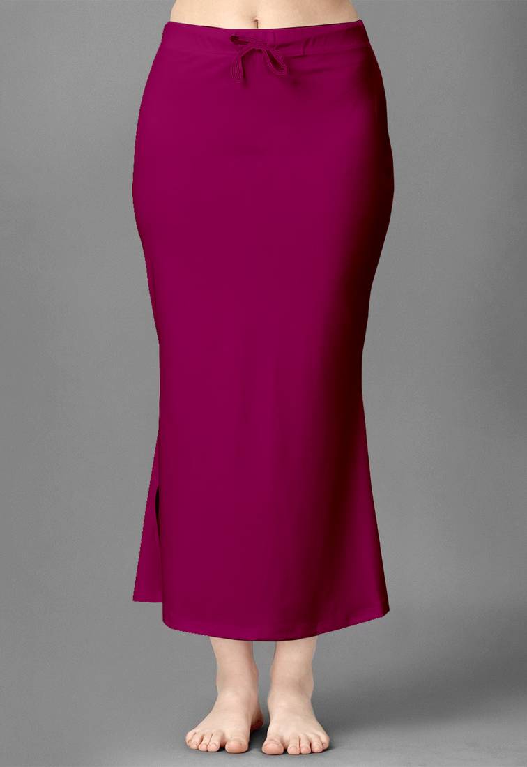 Trendmalls Mehndi Lycra Spandex Saree Shapewear Petticoat For Women Shape Wear Dress For Saree Palazzo Pant