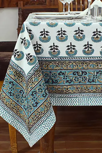 Handmade Table Cloth Block Print Napkins