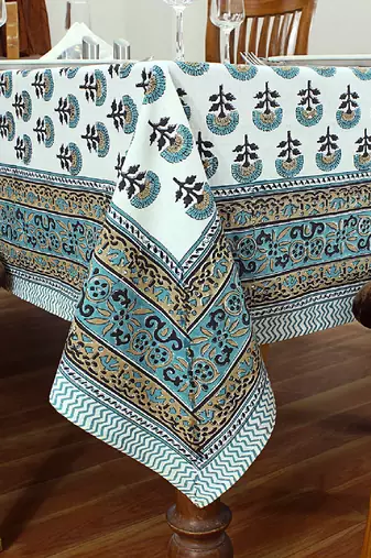 Handmade Table Cloth Block Print Napkins