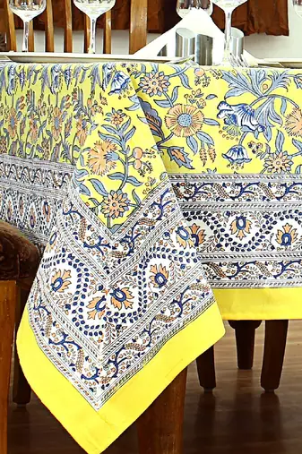 Handmade Table Cloth Block Print Napkins