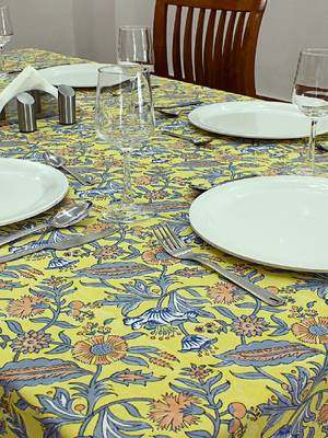 Handmade Table Cloth Block Print Napkins 4