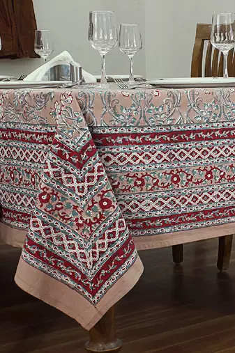 Handmade Table Cloth Block Print Napkins