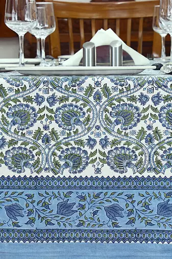 Handmade Table Cloth Block Print Napkins