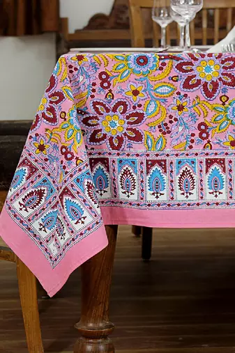 Handmade Table Cloth Block Print Napkins