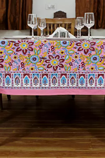 Handmade Table Cloth Block Print Napkins
