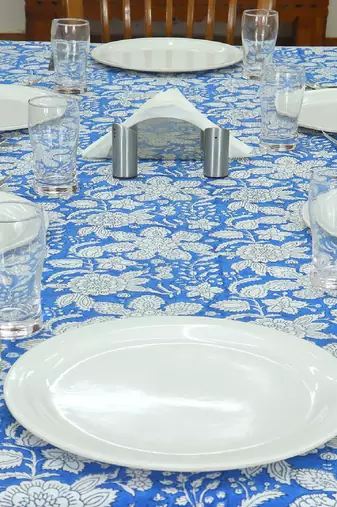 Handmade Table Cloth Block Print Napkins