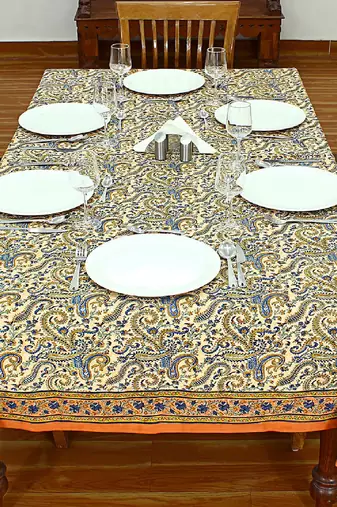 Handmade Table Cloth Block Print Napkins