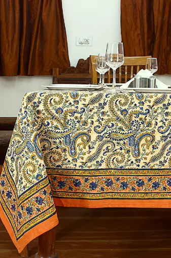 Handmade Table Cloth Block Print Napkins