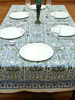 Handmade Table Cloth Block Print Napkins 1