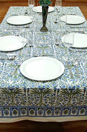 Handmade Table Cloth Block Print Napkins