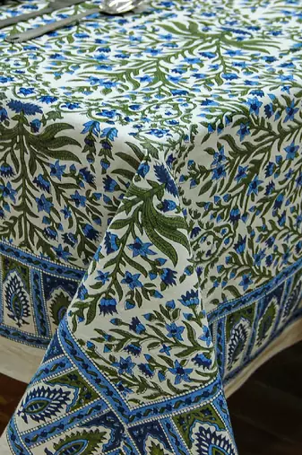 Handmade Table Cloth Block Print Napkins