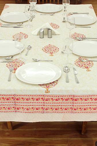 Handmade Table Cloth Block Print Napkins