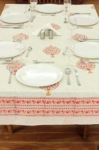 Handmade Table Cloth Block Print Napkins