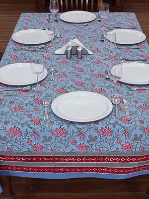 Handmade Table Cloth Block Print Napkins 1
