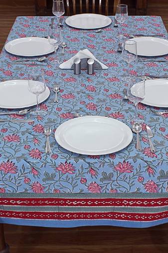 Handmade Table Cloth Block Print Napkins