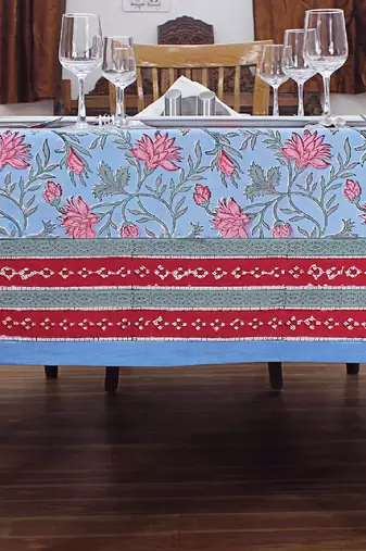 Handmade Table Cloth Block Print Napkins