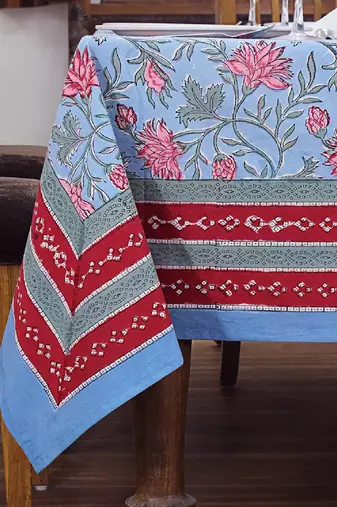 Handmade Table Cloth Block Print Napkins