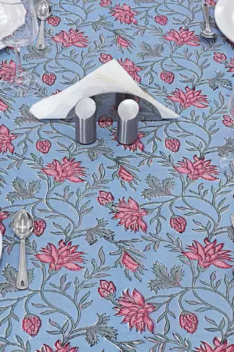 Handmade Table Cloth Block Print Napkins