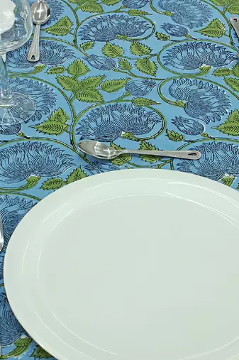 Handmade Table Cloth Block Print Napkins