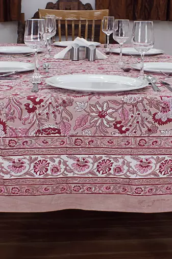 Handmade Table Cloth Block Print Napkins