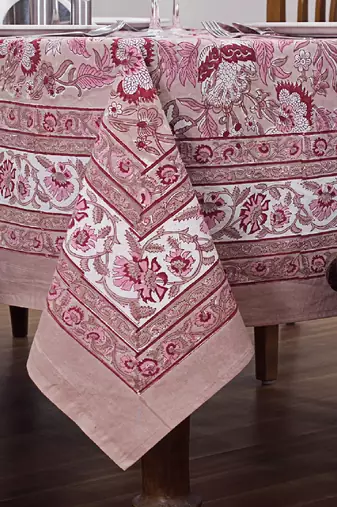 Handmade Table Cloth Block Print Napkins