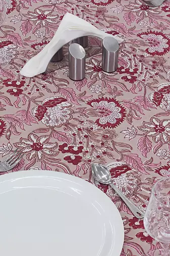 Handmade Table Cloth Block Print Napkins