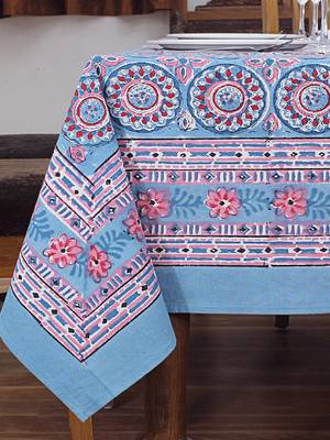 Handmade Table Cloth Block Print Napkins 3