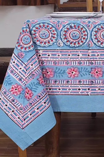 Handmade Table Cloth Block Print Napkins