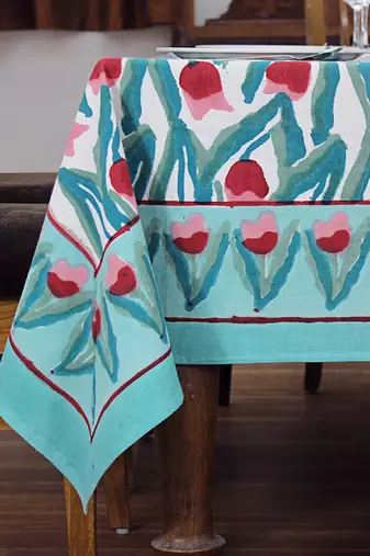Handmade Table Cloth Block Print Napkins