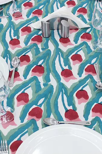 Handmade Table Cloth Block Print Napkins