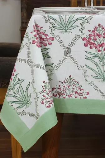 Handmade Table Cloth Block Print Napkins